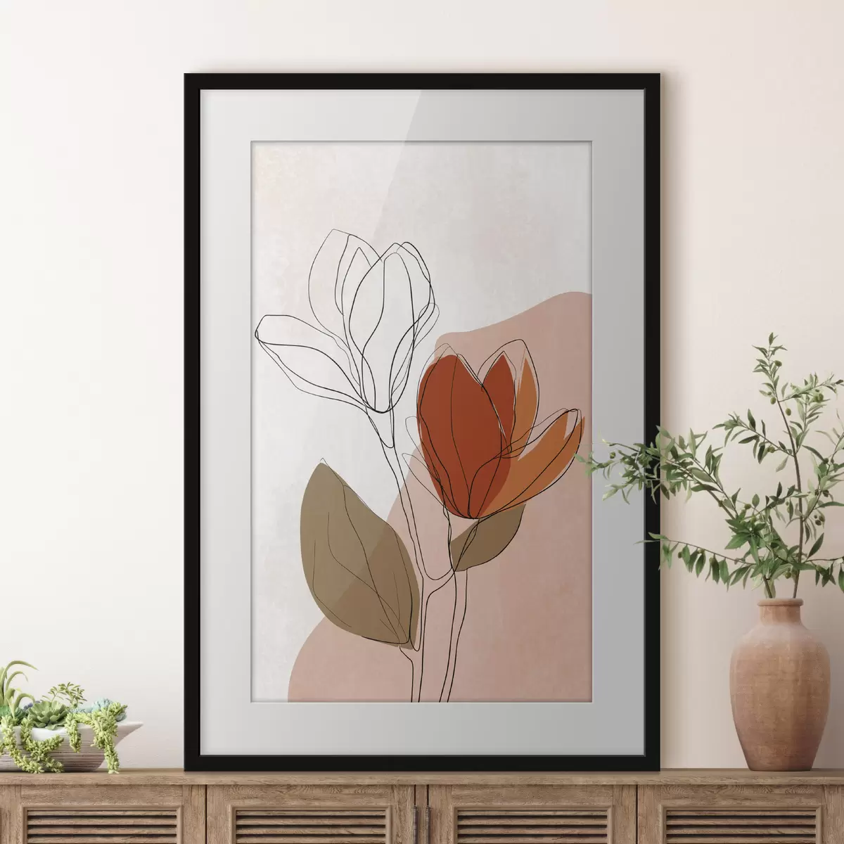 Poster Botanische etude f50110
