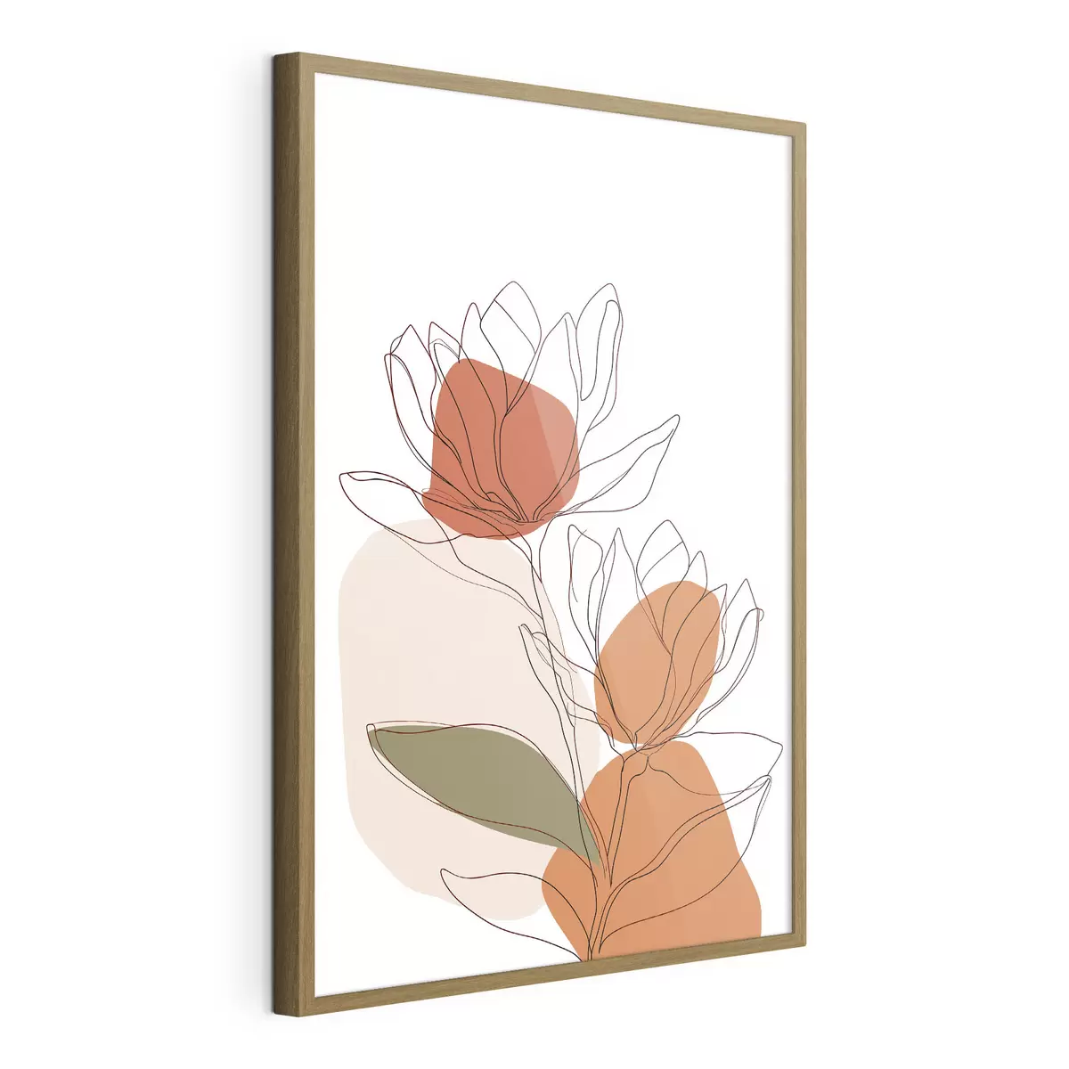Poster Botanisch mozaïek f50112
