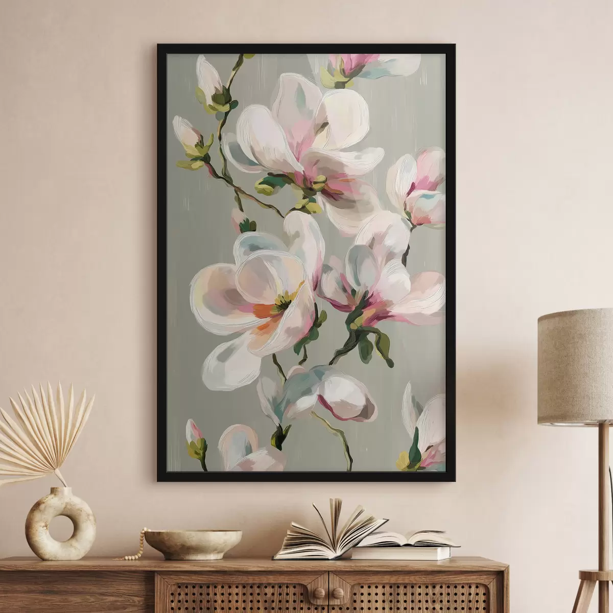 Poster Het pittoreske Magnolia f50128