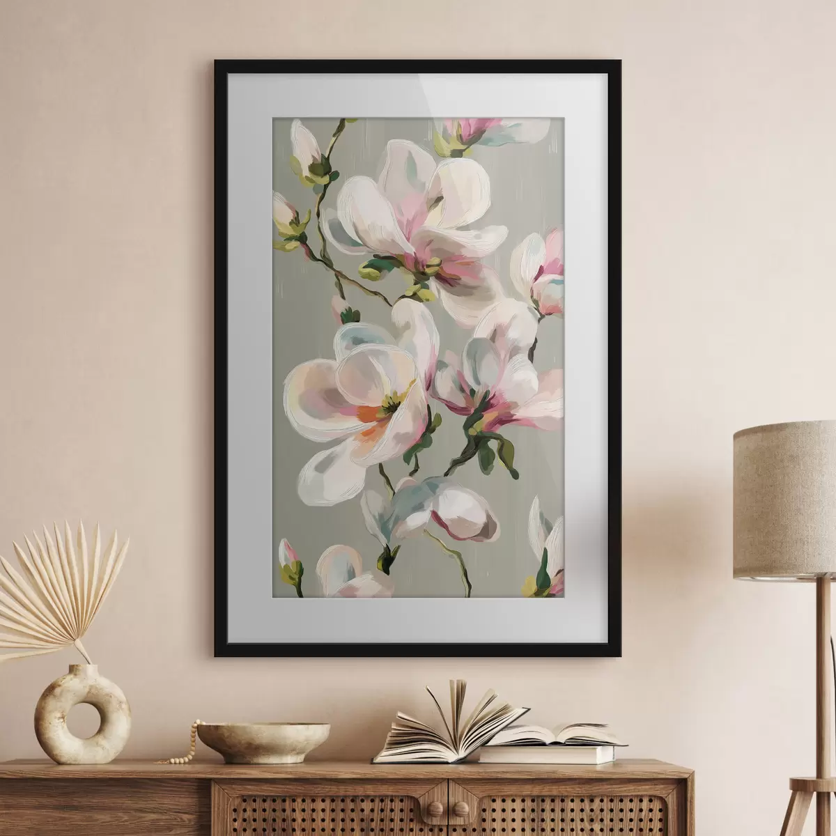Poster Het pittoreske Magnolia f50128