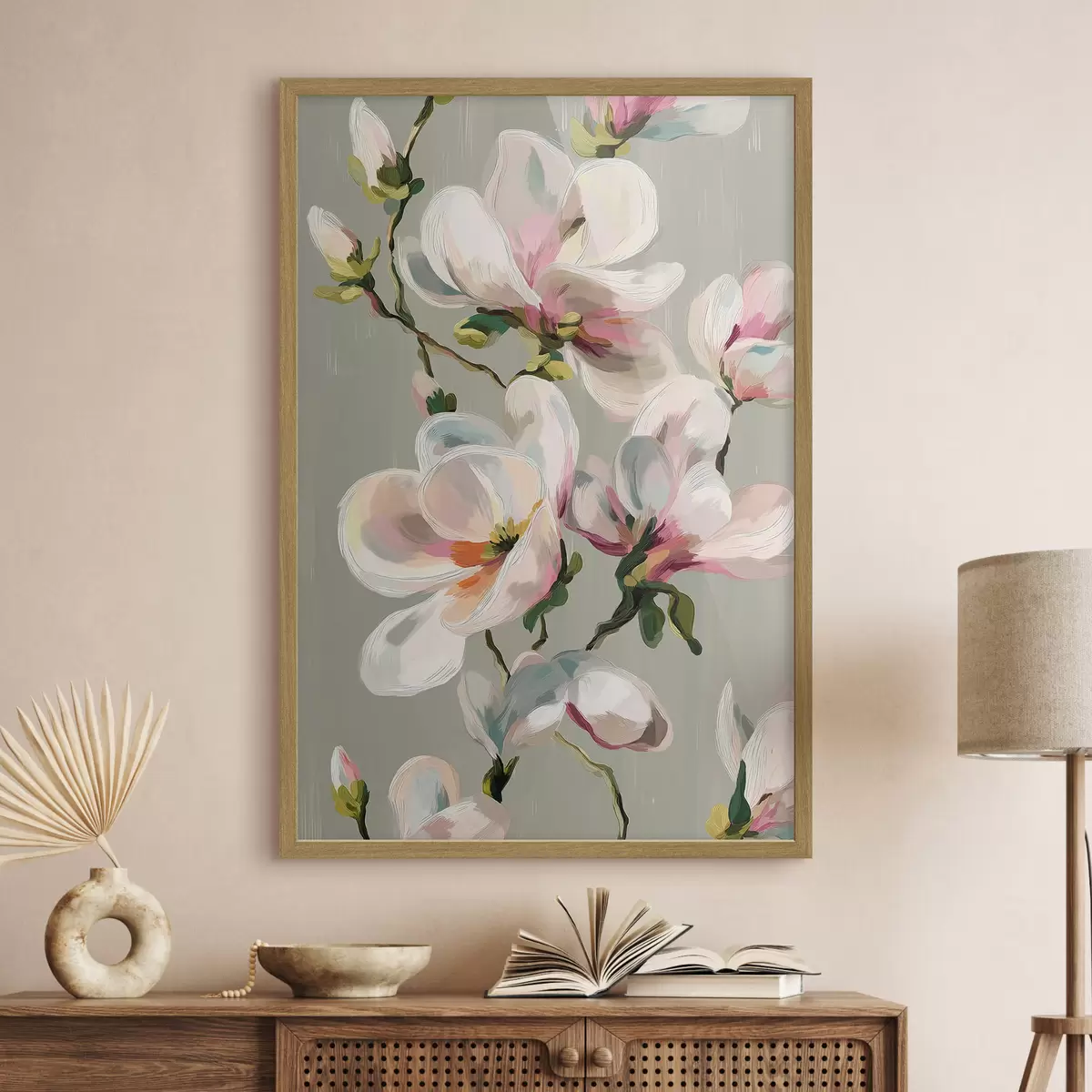 Poster Het pittoreske Magnolia f50128