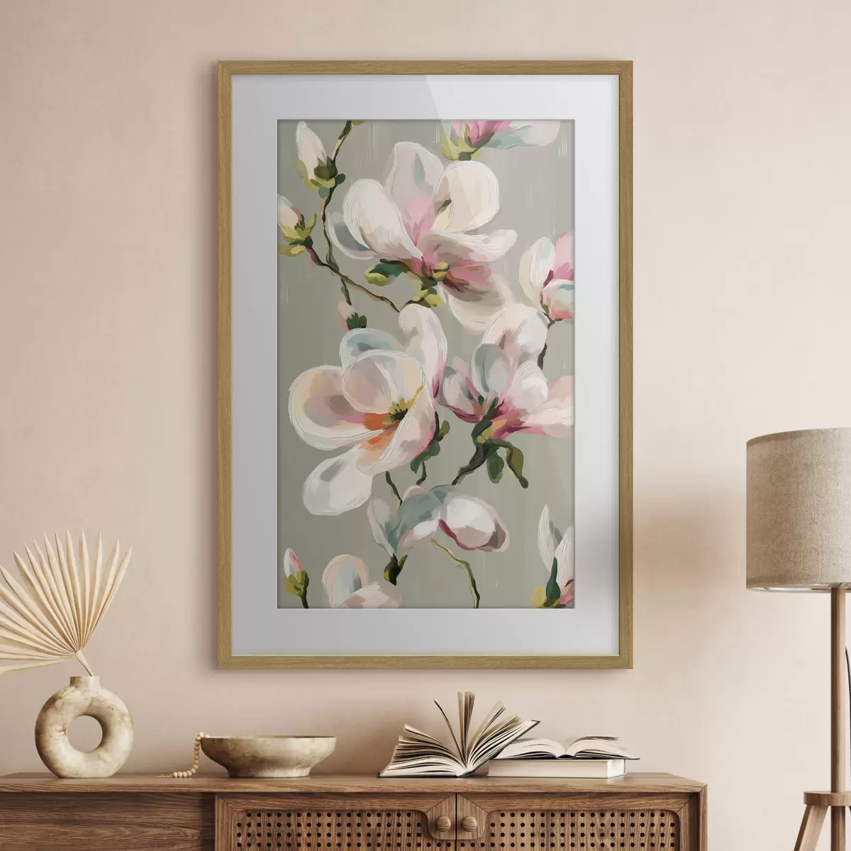 Poster Het pittoreske Magnolia f50128