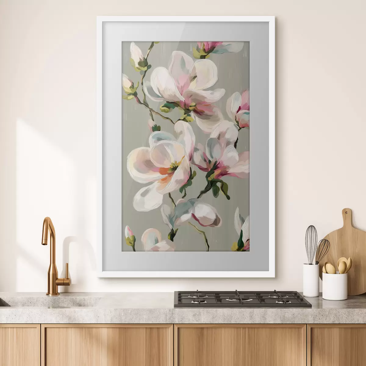 Poster Het pittoreske Magnolia f50128