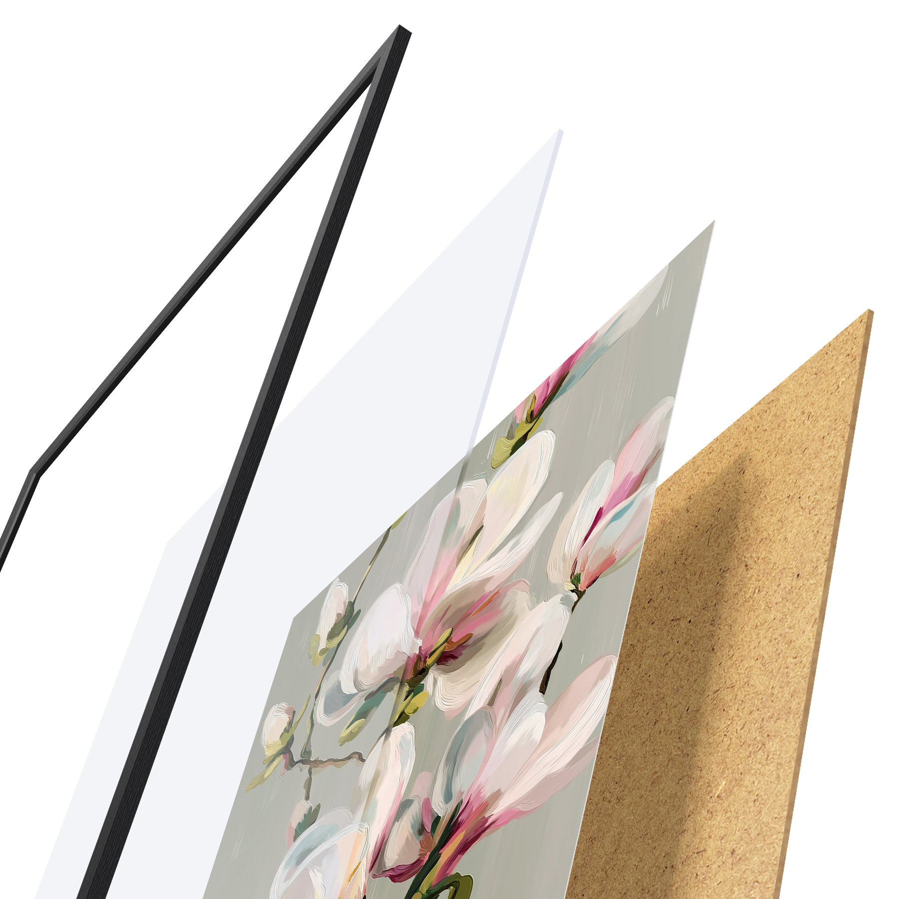 Poster Het pittoreske Magnolia f50128