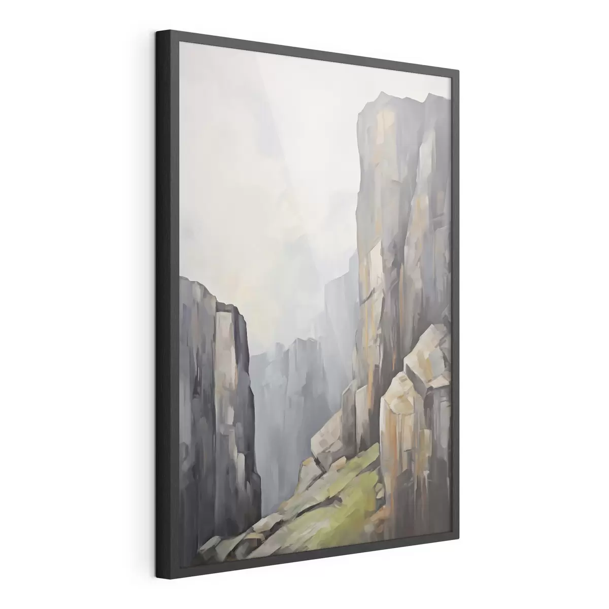 Poster Rotsen, schilderijimitatie f50134