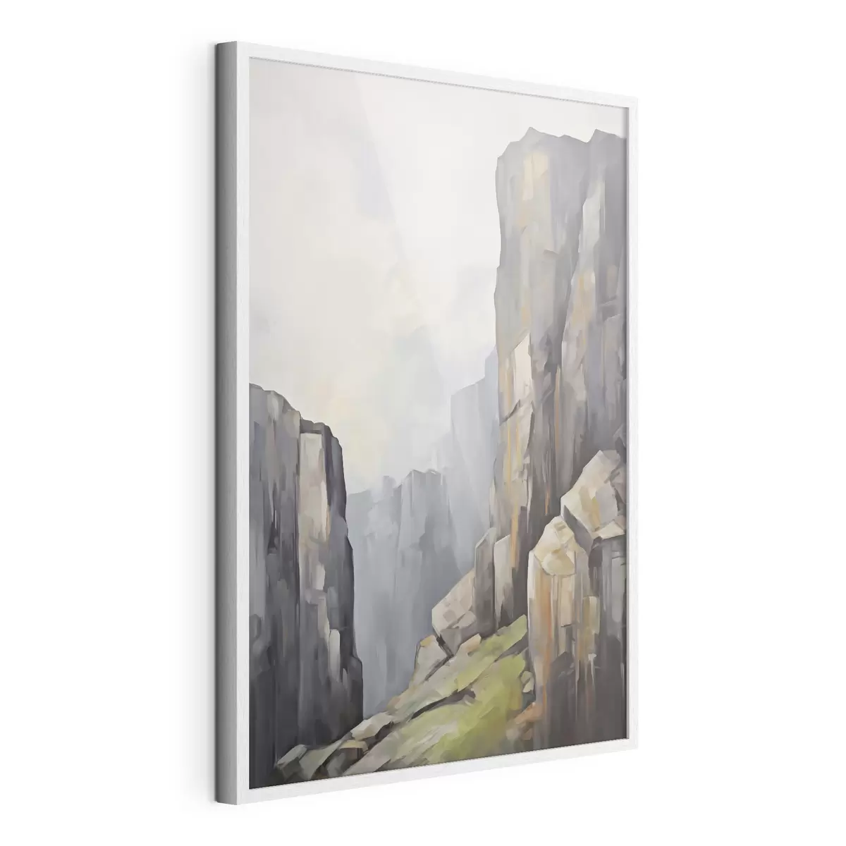Poster Rotsen, schilderijimitatie f50134