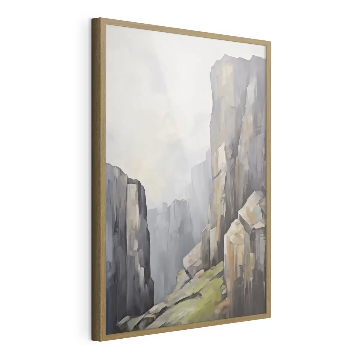 Poster Rotsen, schilderijimitatie f50134