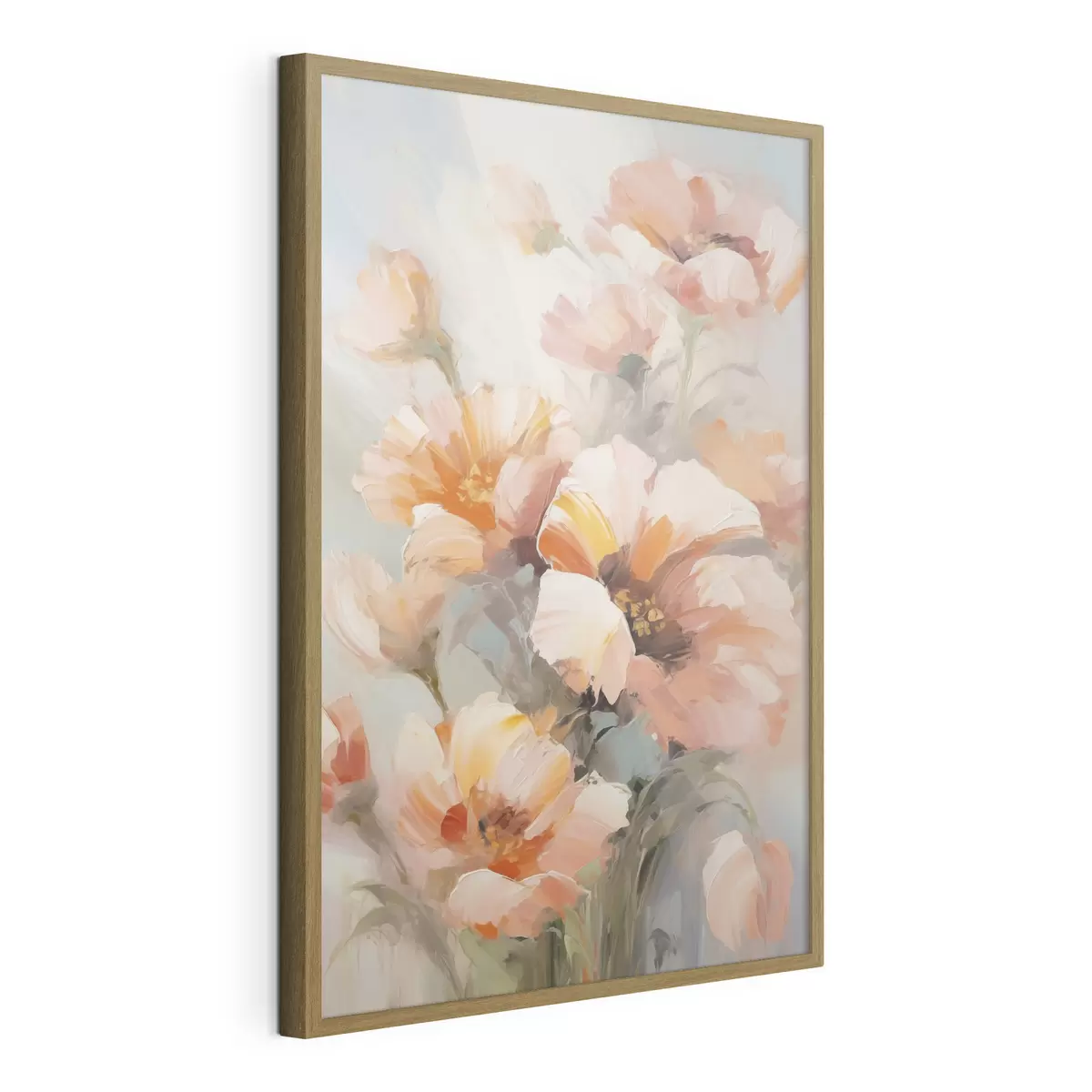 Poster Verfijnde bloemen, schilderijimitatie f50140