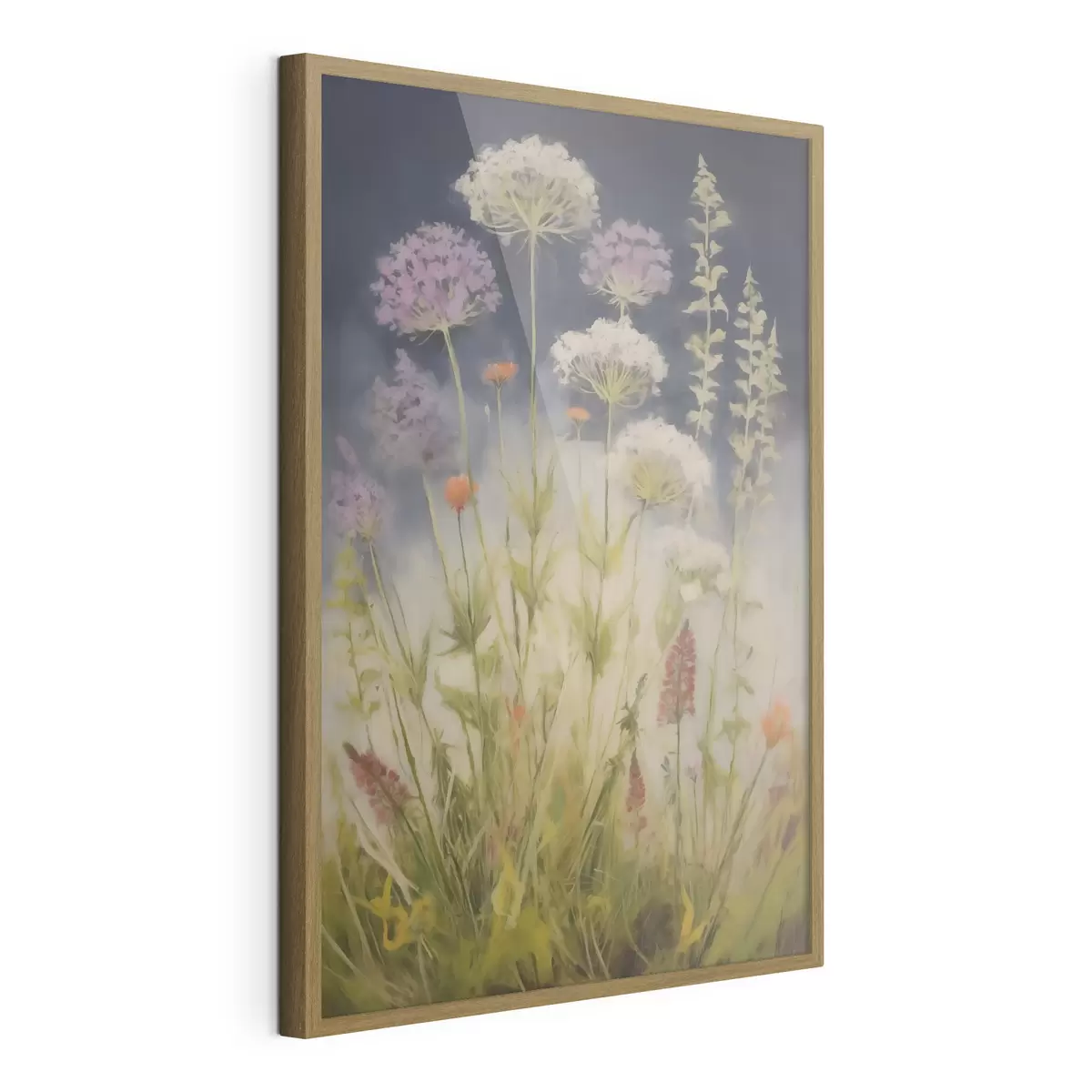 Poster Weidegrassen, schilderijimitatie f50143