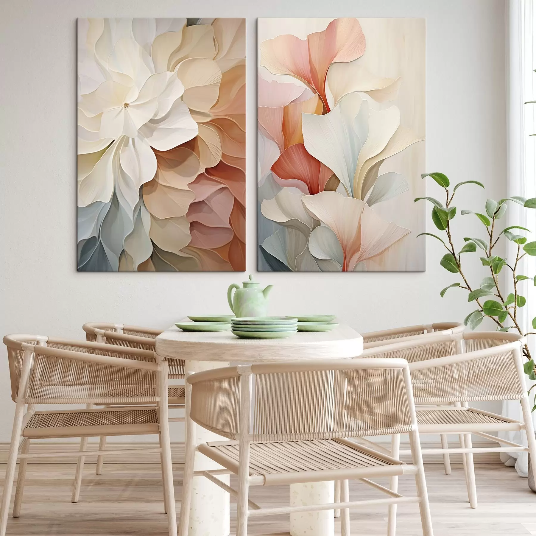  Schilderijen Abstractie, imitatie van de schilderkunst m30804