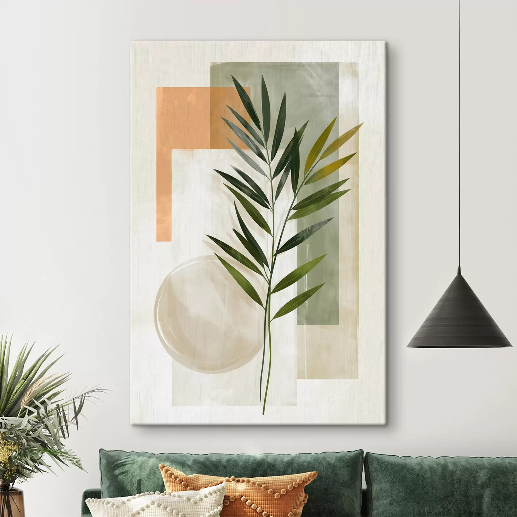  Schilderijen Botanische geometrische abstractie s50158