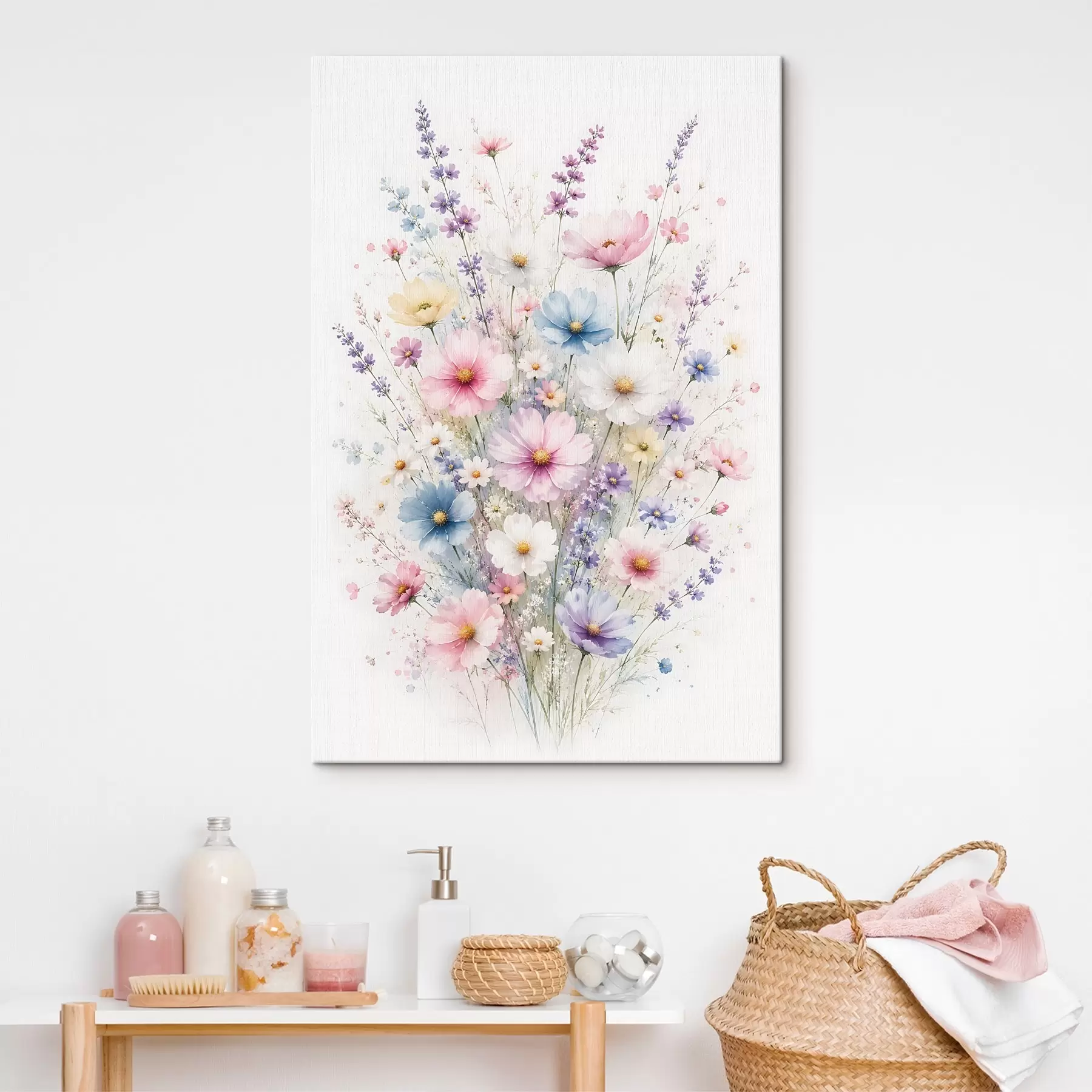  Schilderijen Een subtiel boeket met wilde bloemen s49935