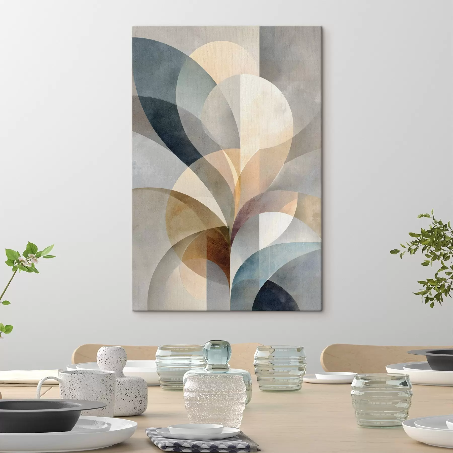  Schilderijen Abstracte stilisering van planten s49942