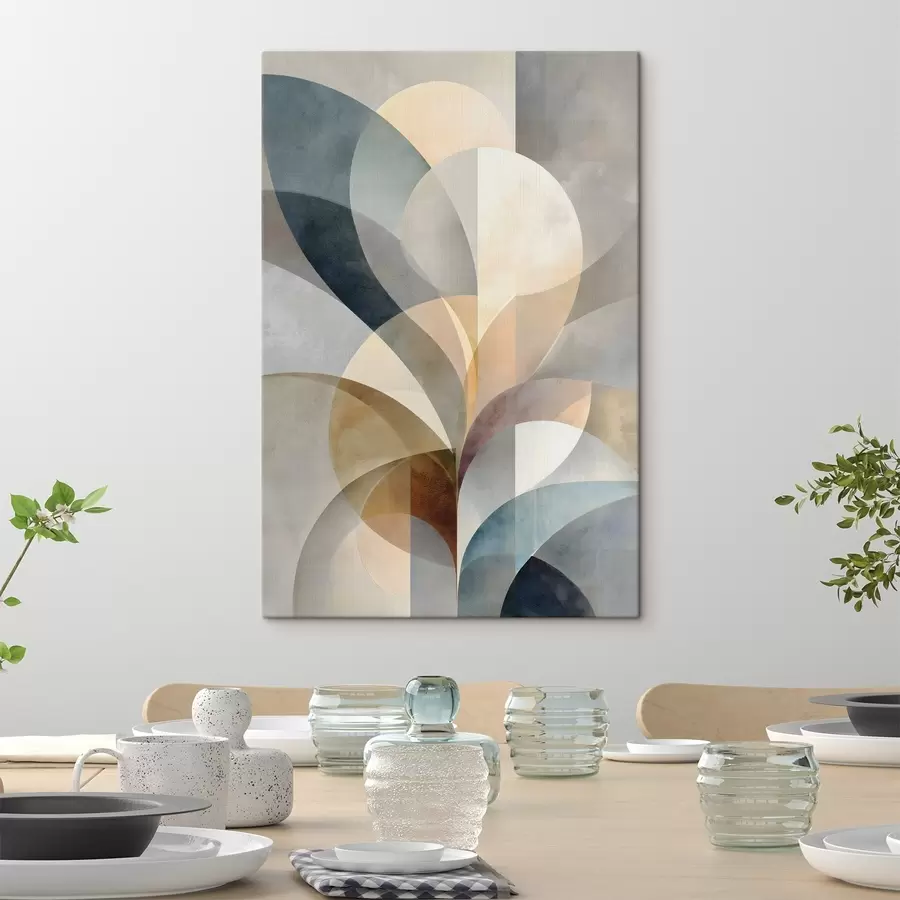  Schilderijen Abstracte stilisering van planten s49942