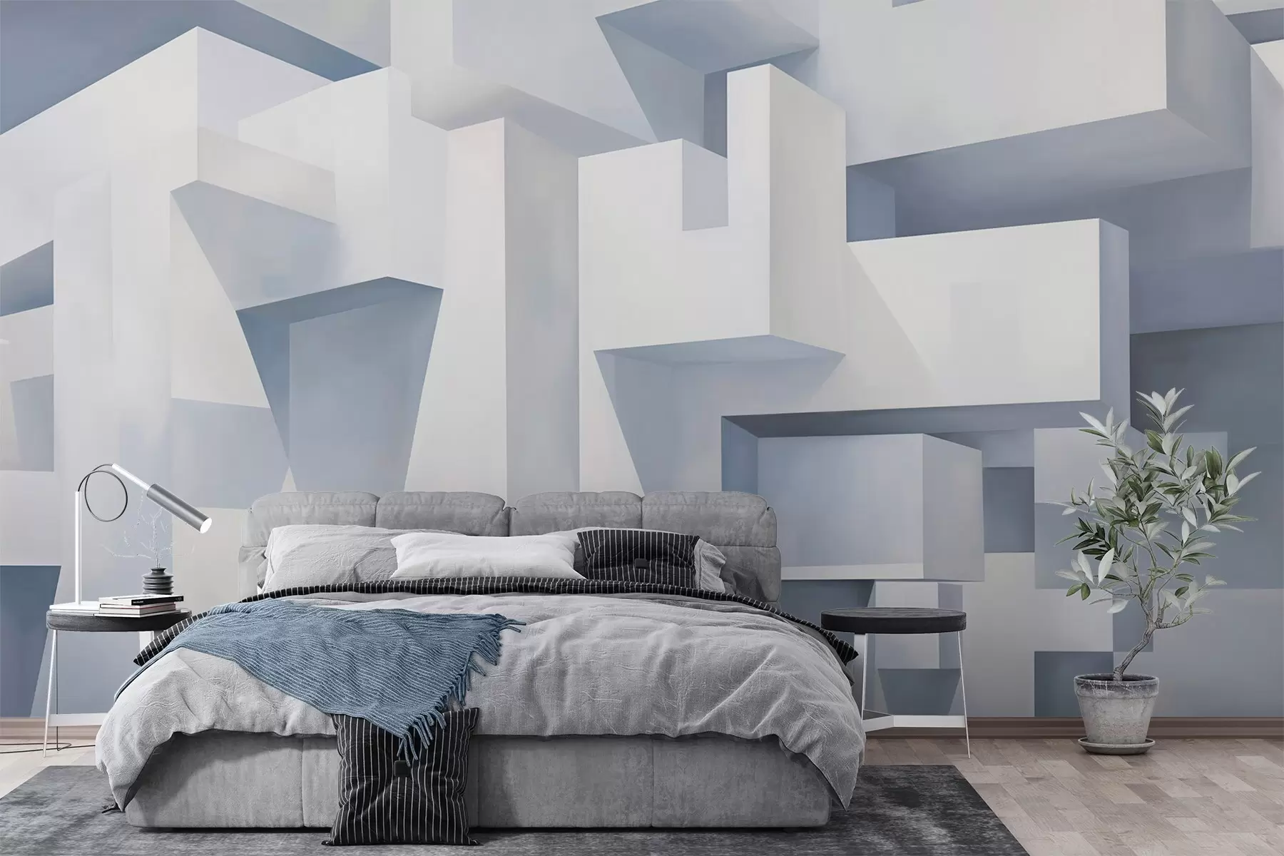 Fotobehang Geometrische abstractie w05823