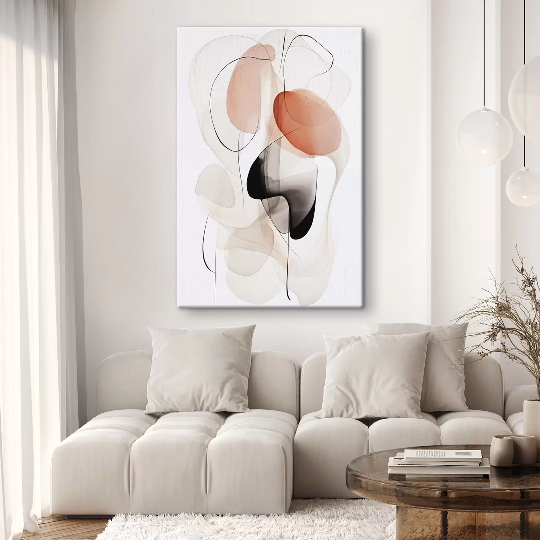  Schilderijen Abstractie, imitatie van de schilderkunst s50189