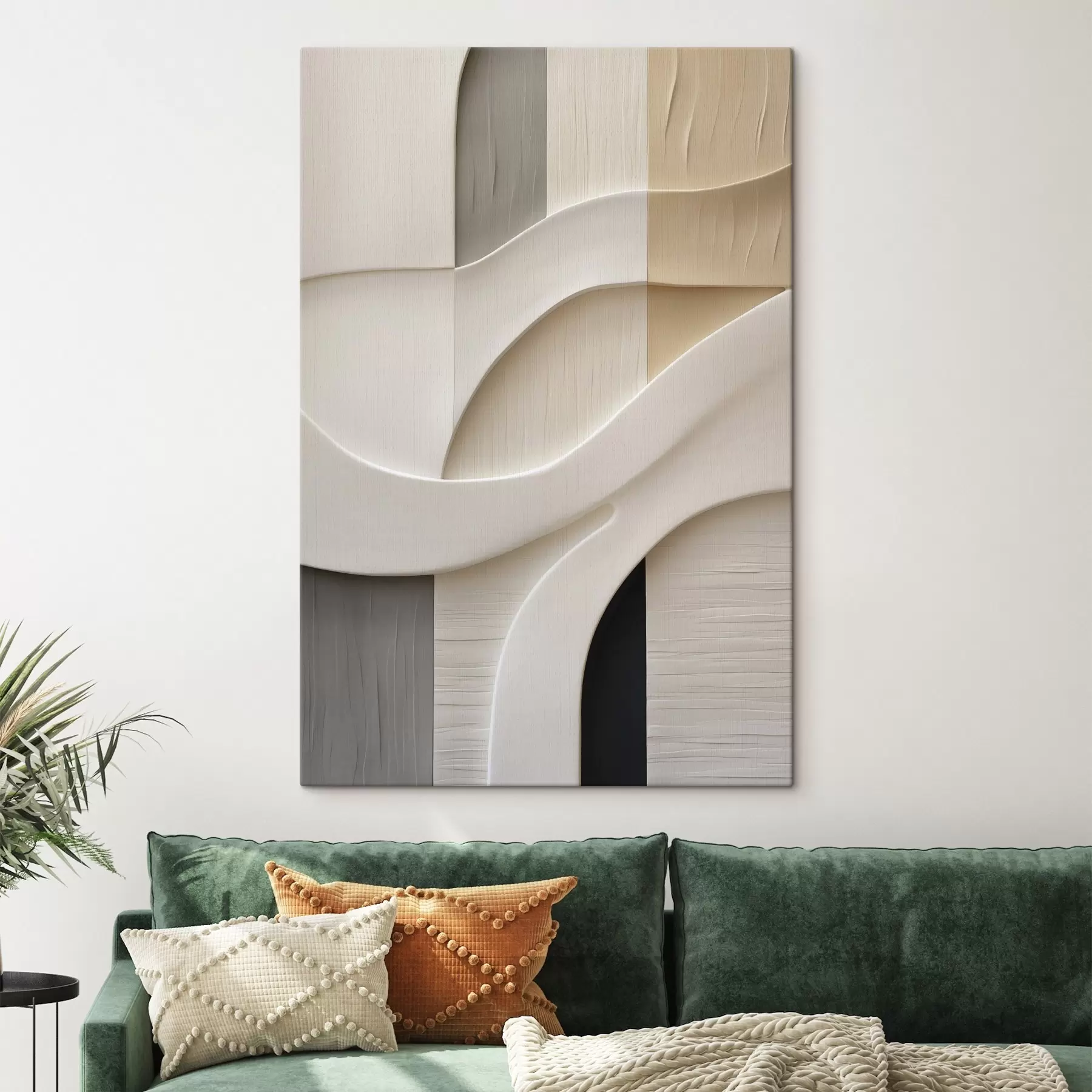  Schilderijen Abstracte compositie, platte illustratie s50190