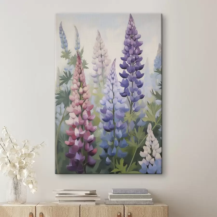  Schilderijen Bloemen, schilderij in imitatie s50198