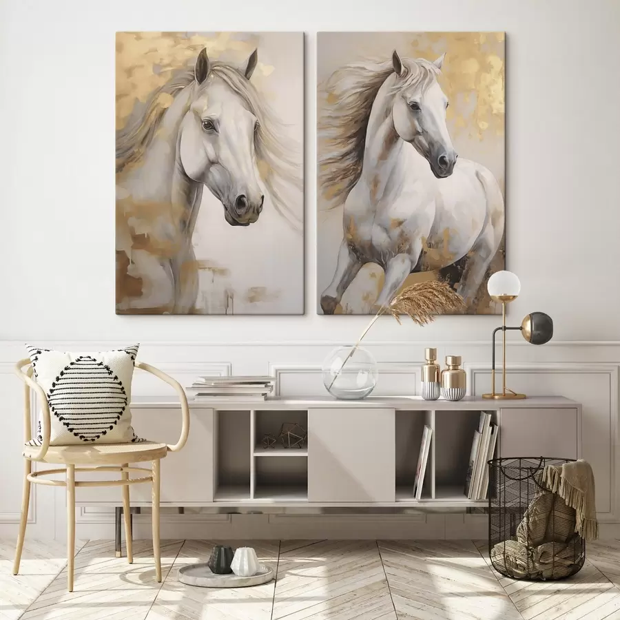  Schilderijen Paard, schilderijimitatie m30820 