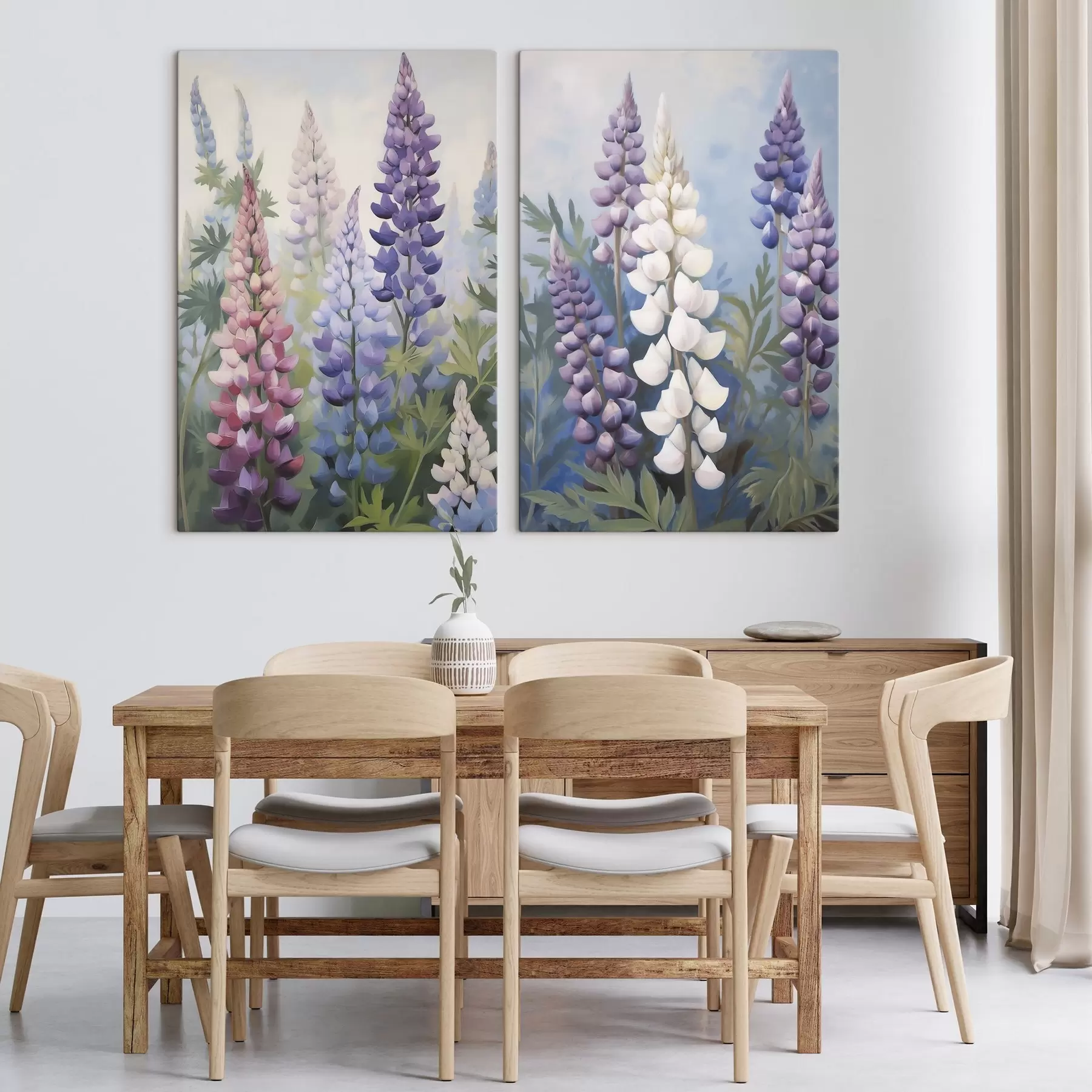  Schilderijen Bloemen, schilderij in imitatie m30826 