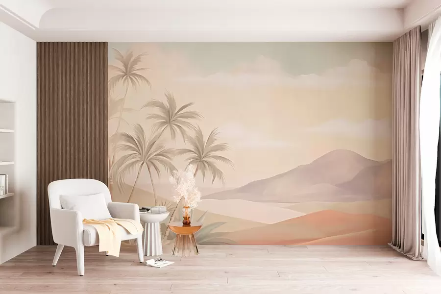 Fotobehang Palmbomen w05832