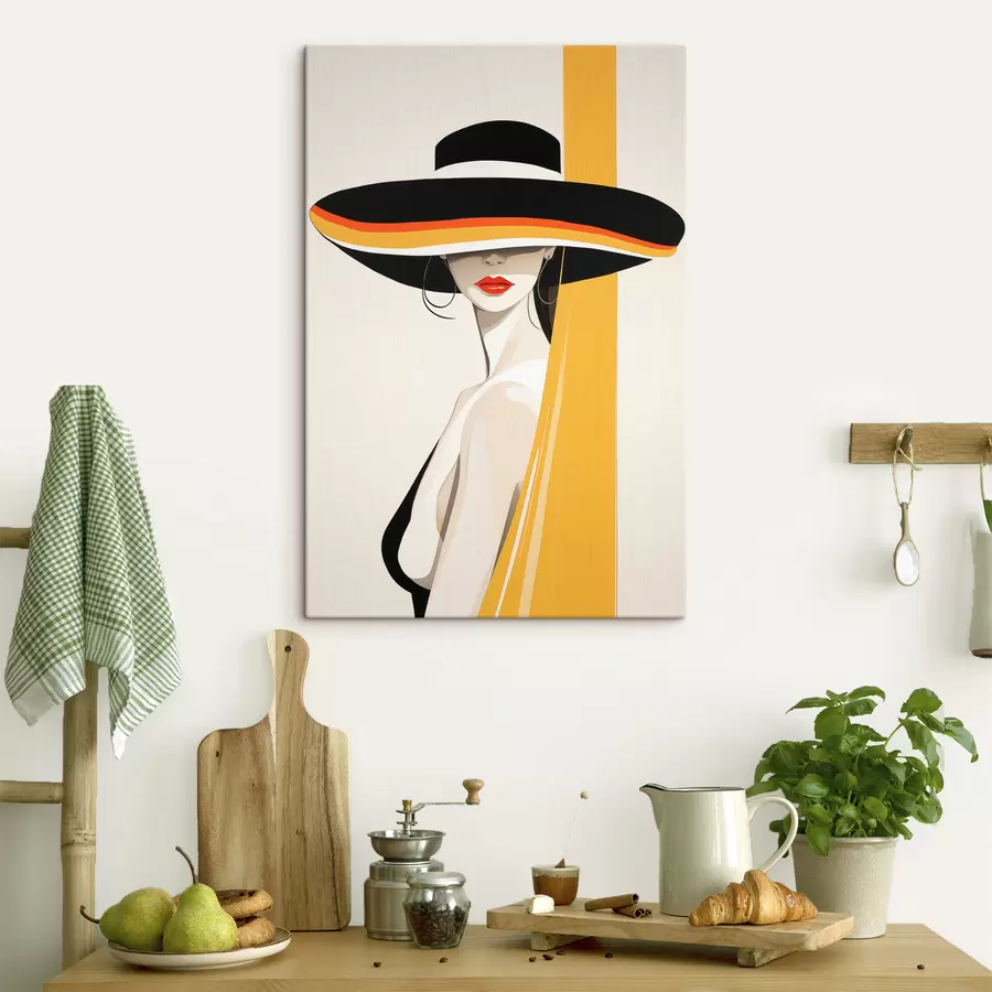  Schilderijen Meisje met hoed s50236