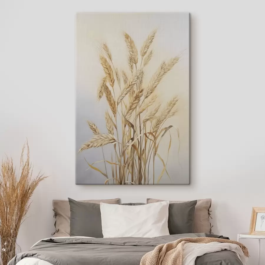  Schilderijen Tarwe, schilderij in imitatietechniek s50263