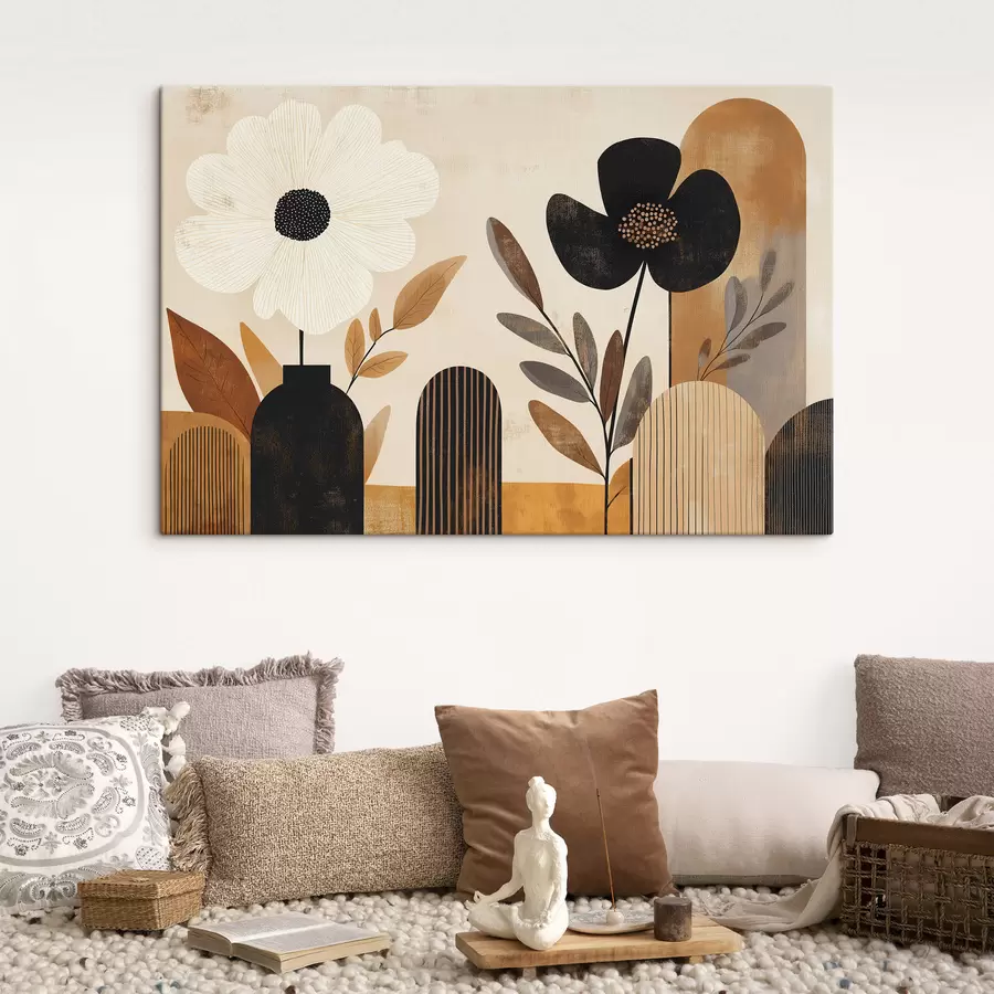  Schilderijen Botanische abstractie s50333