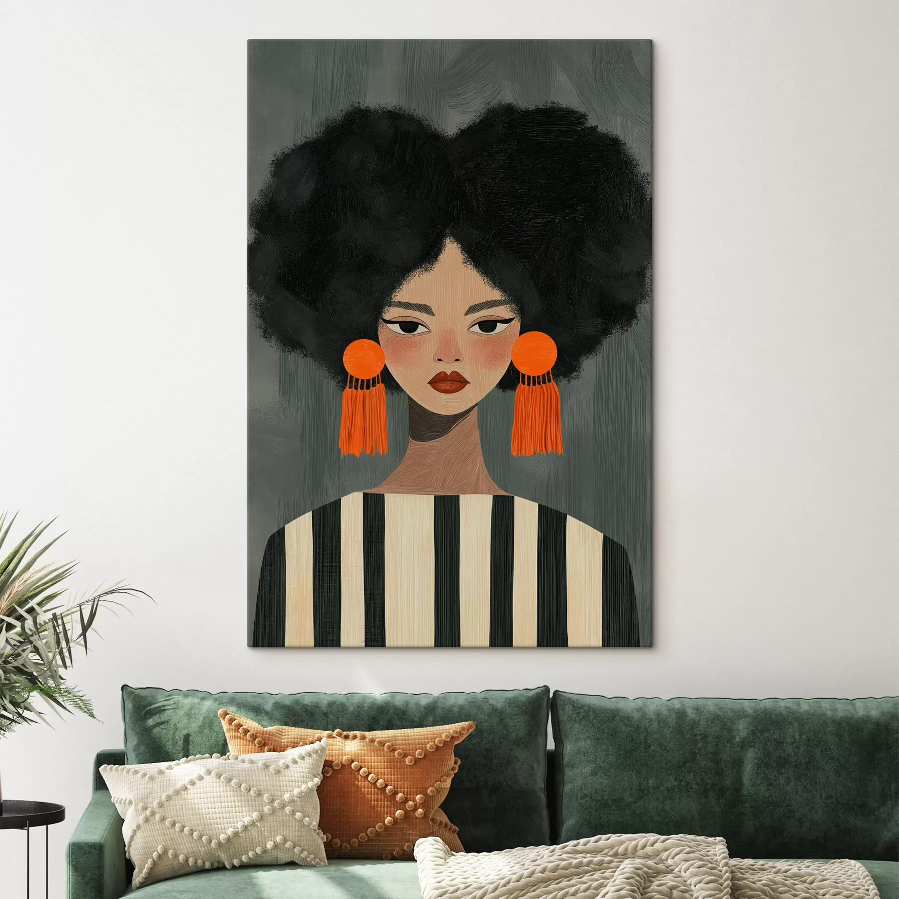  Schilderijen Afro-meisje s50337