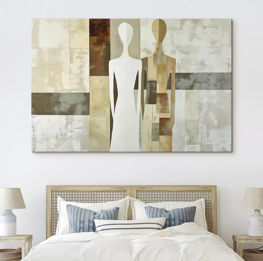  Schilderijen Abstracte silhouetten s50346
