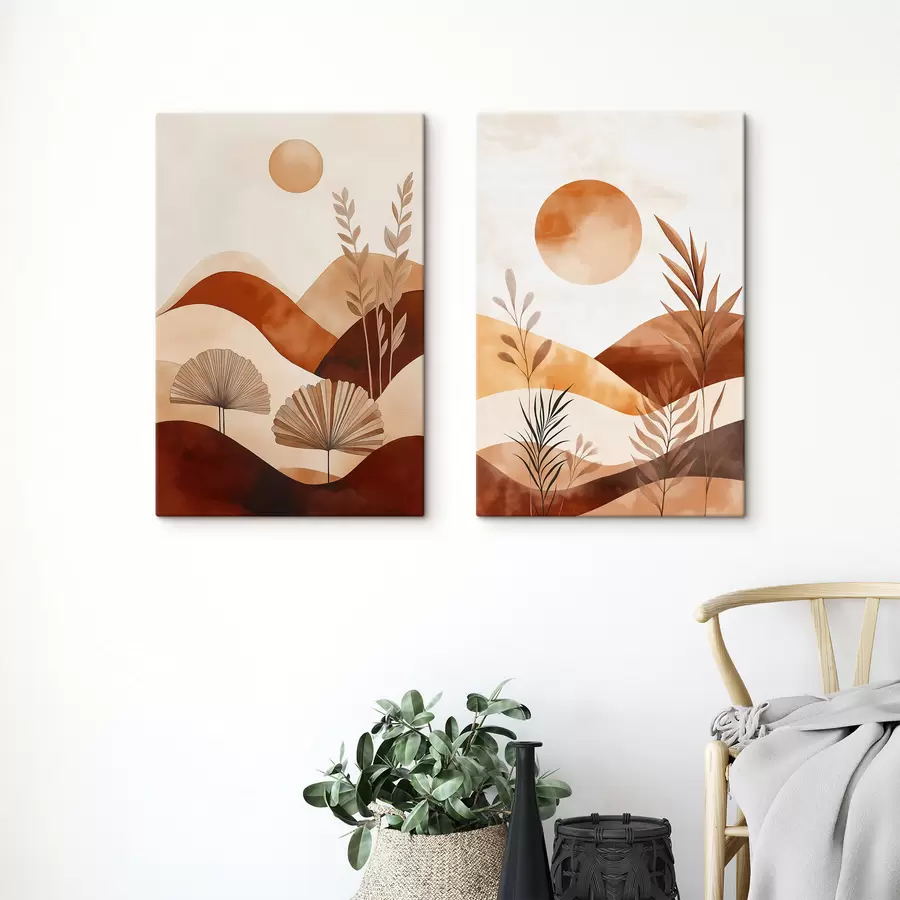 Fotobehang Abstract landschap m30881