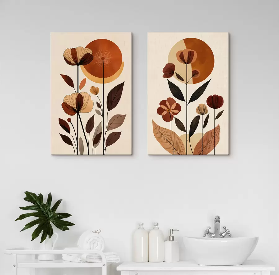 Fotobehang Abstracte bloemen m30884