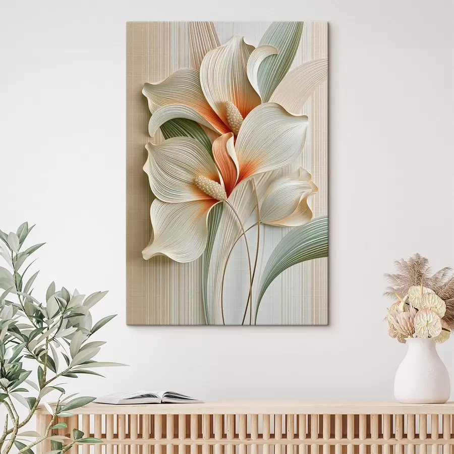  Schilderijen Abstracte bloemen s50363