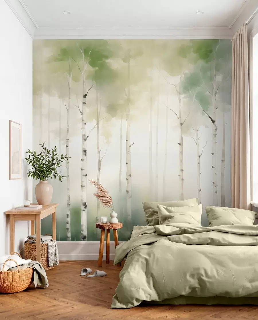 Fotobehang berken w05676
