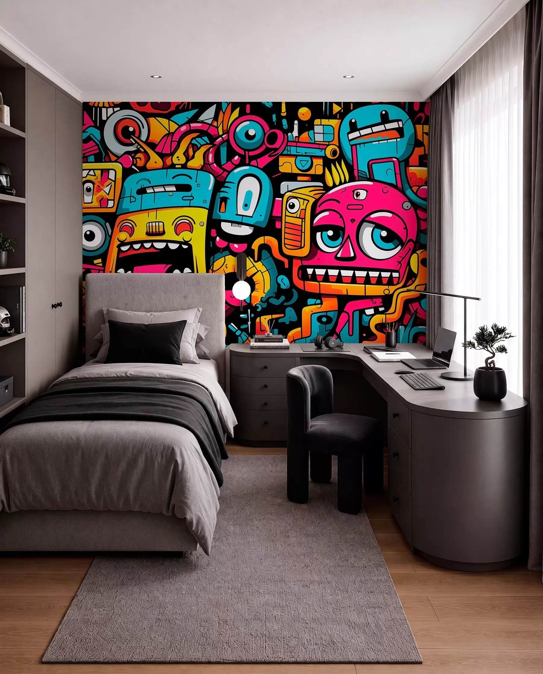 Fotobehang Graffiti w05762