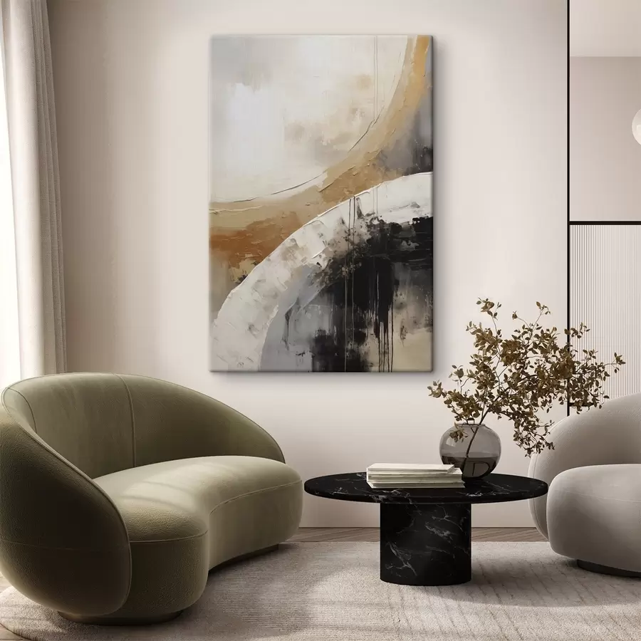  Schilderijen Abstractie, imitatie van de schilderkunst s50379