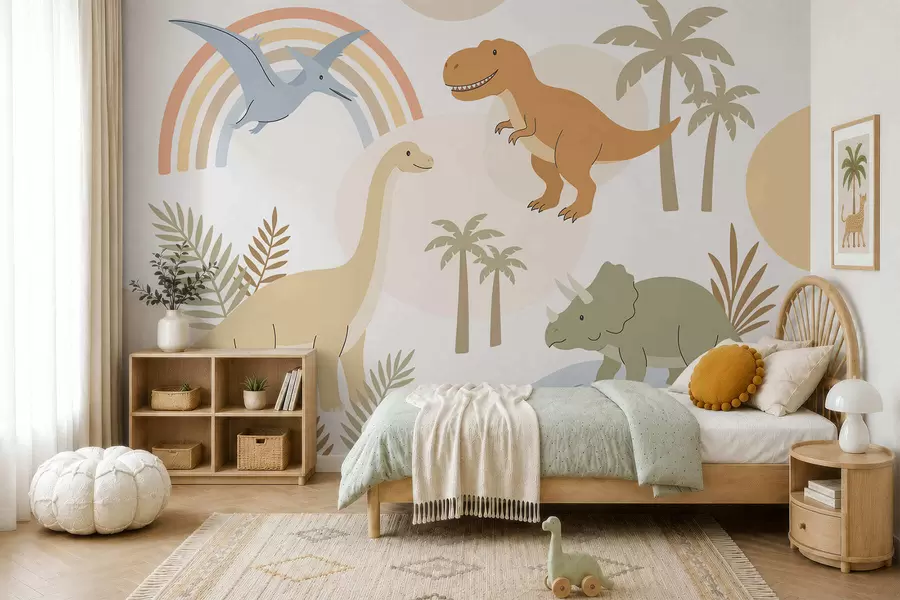 Fotobehang dinosaurussen w05842
