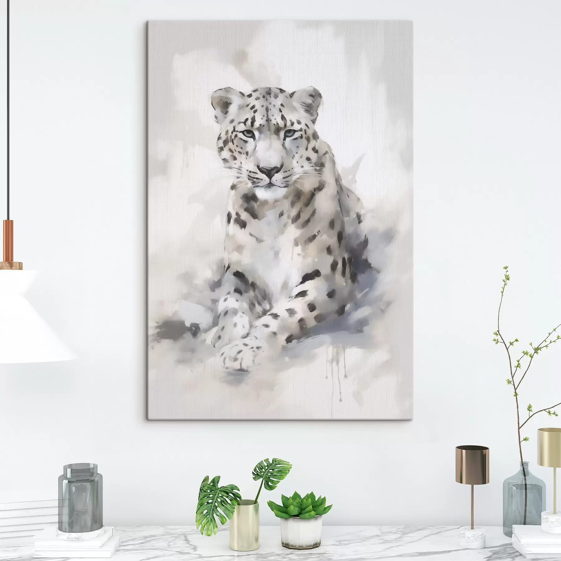  Schilderijen Luipaard, imitatie-schilderij s50413