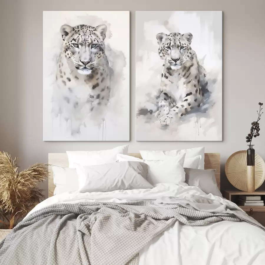 Schilderijen Luipaard, imitatie-schilderij m30911