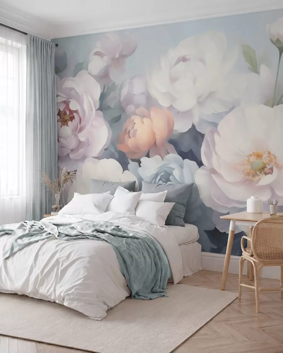 Fotobehang Abstracte bloemen w05674