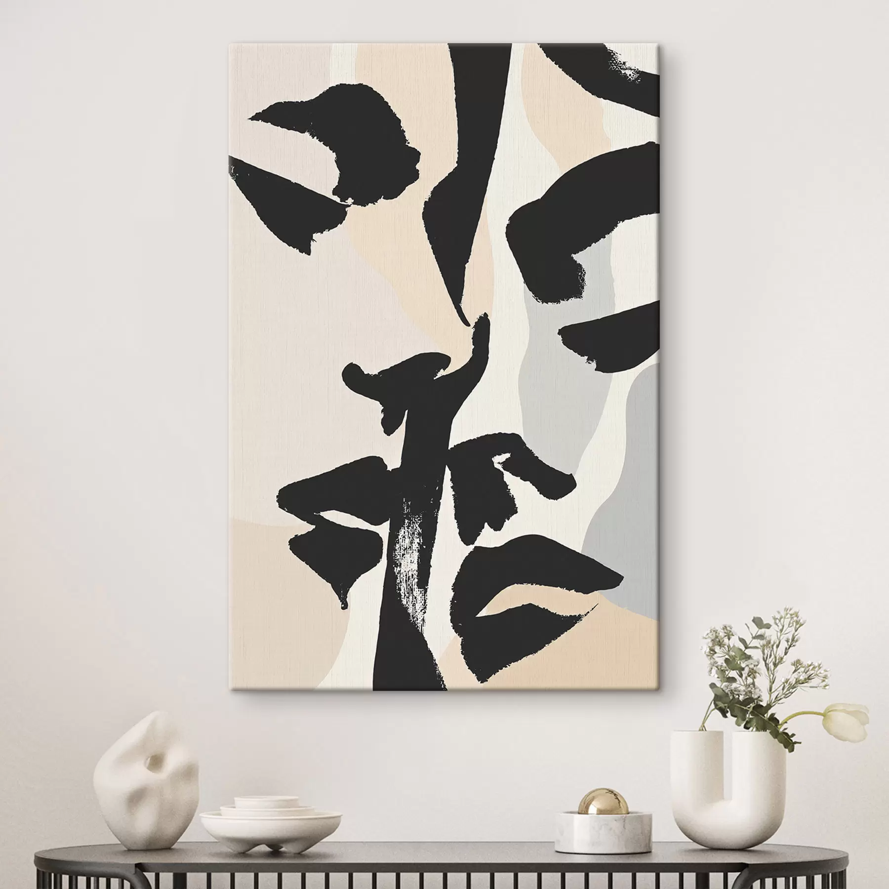  Schilderijen Abstracte gezichten s50459