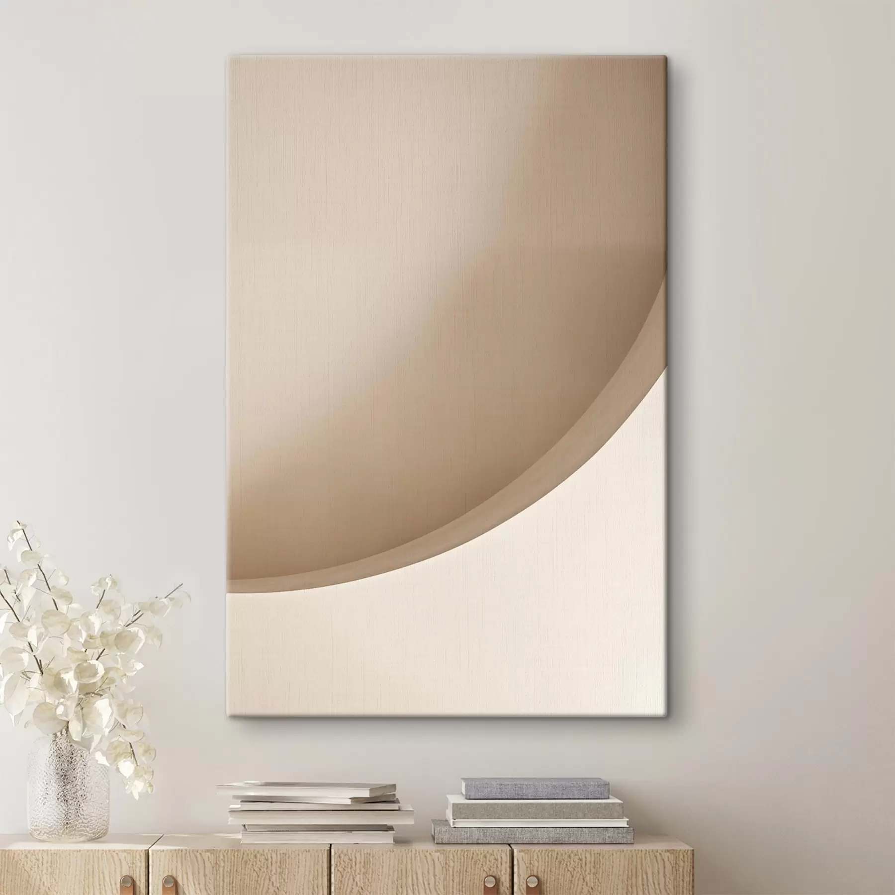  Schilderijen Zand - Abstracte curve s50394
