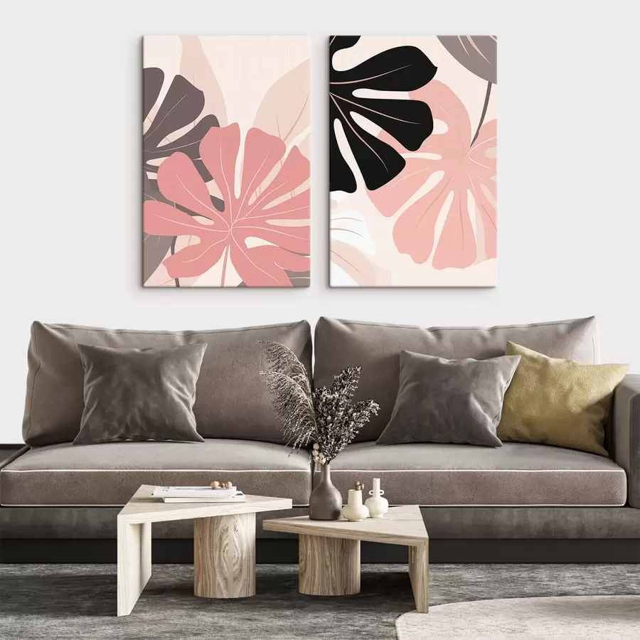  Schilderijen Tropische mix met Monstera m30903
