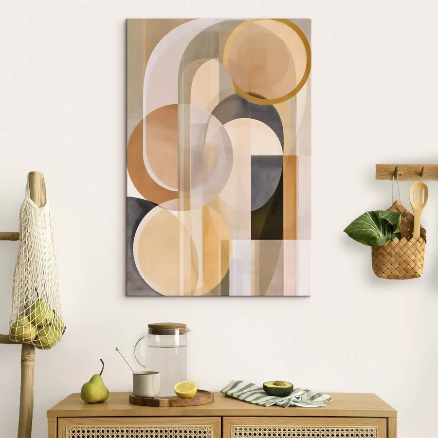 Schilderijen Abstractie in Scandinavische stijl s50490