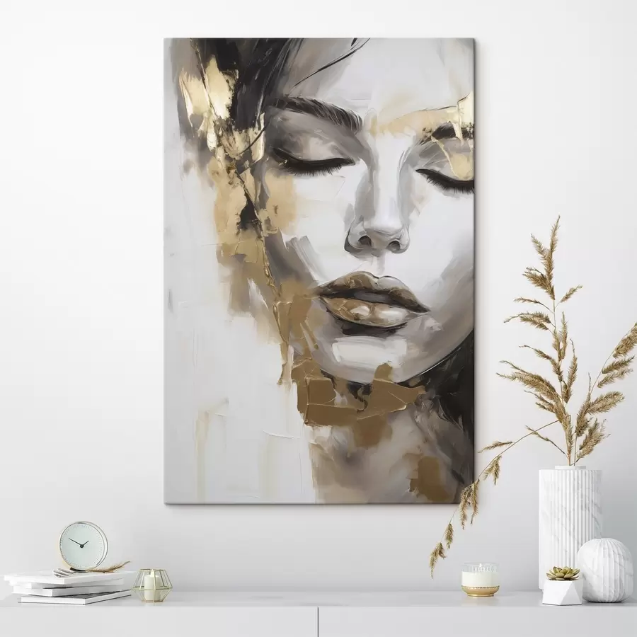  Schilderijen Abstract portret van een vrouw s50661