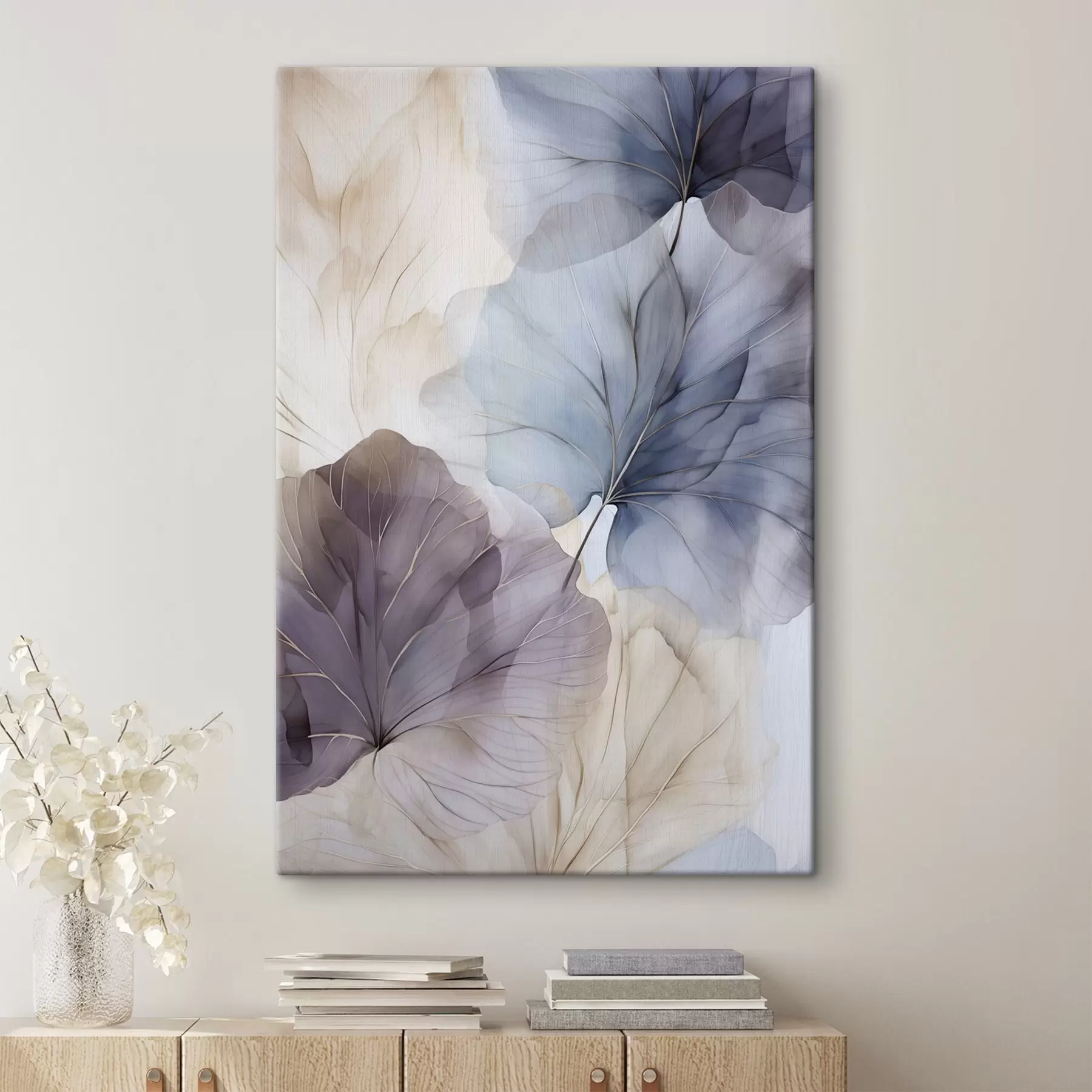  Schilderijen Abstracte plantensilhouetten s50666