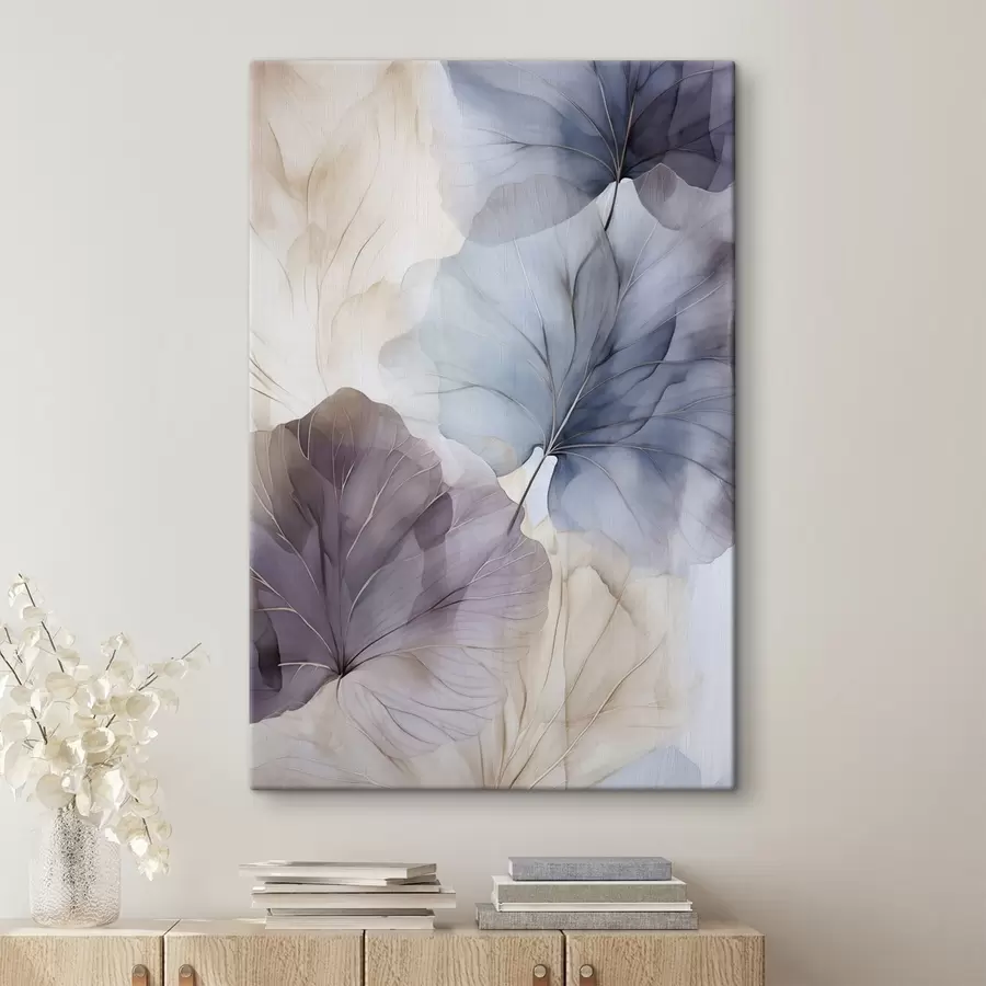  Schilderijen Abstracte plantensilhouetten s50666