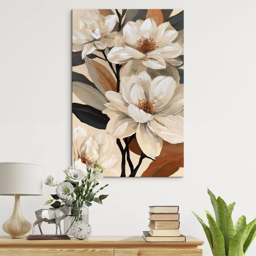  Schilderijen Magnolia's in vintage-stijl s50684