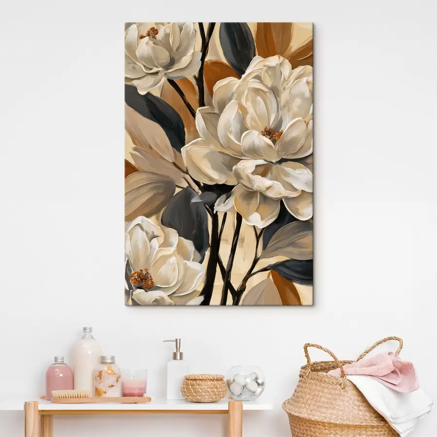  Schilderijen Magnolia's in vintage-stijl s50685