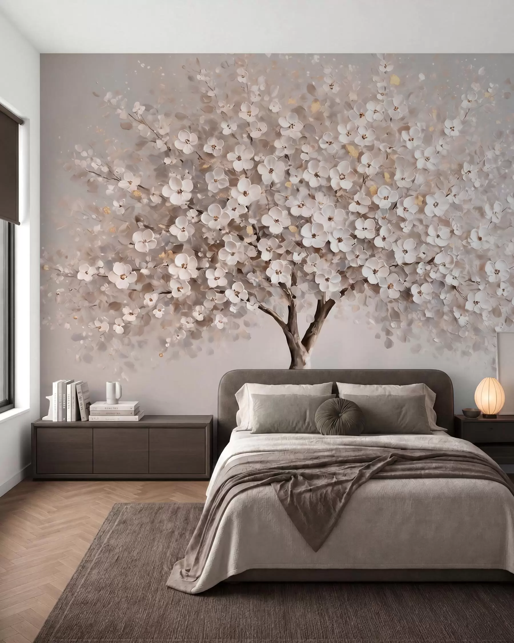 Fotobehang Bloesemdak w10050